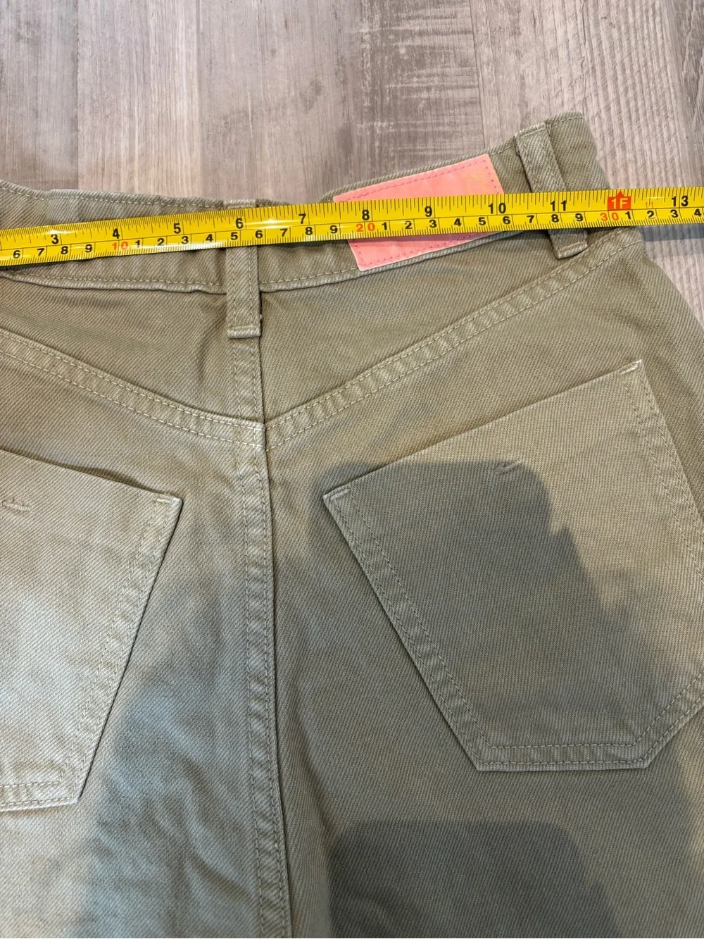 Zara Olive High-Waist Women’s Jean Shorts
